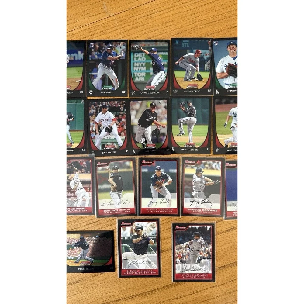 2011 Bowman Chrome Baseball Card Lot of 25 - David Ortiz, Mike Stanton